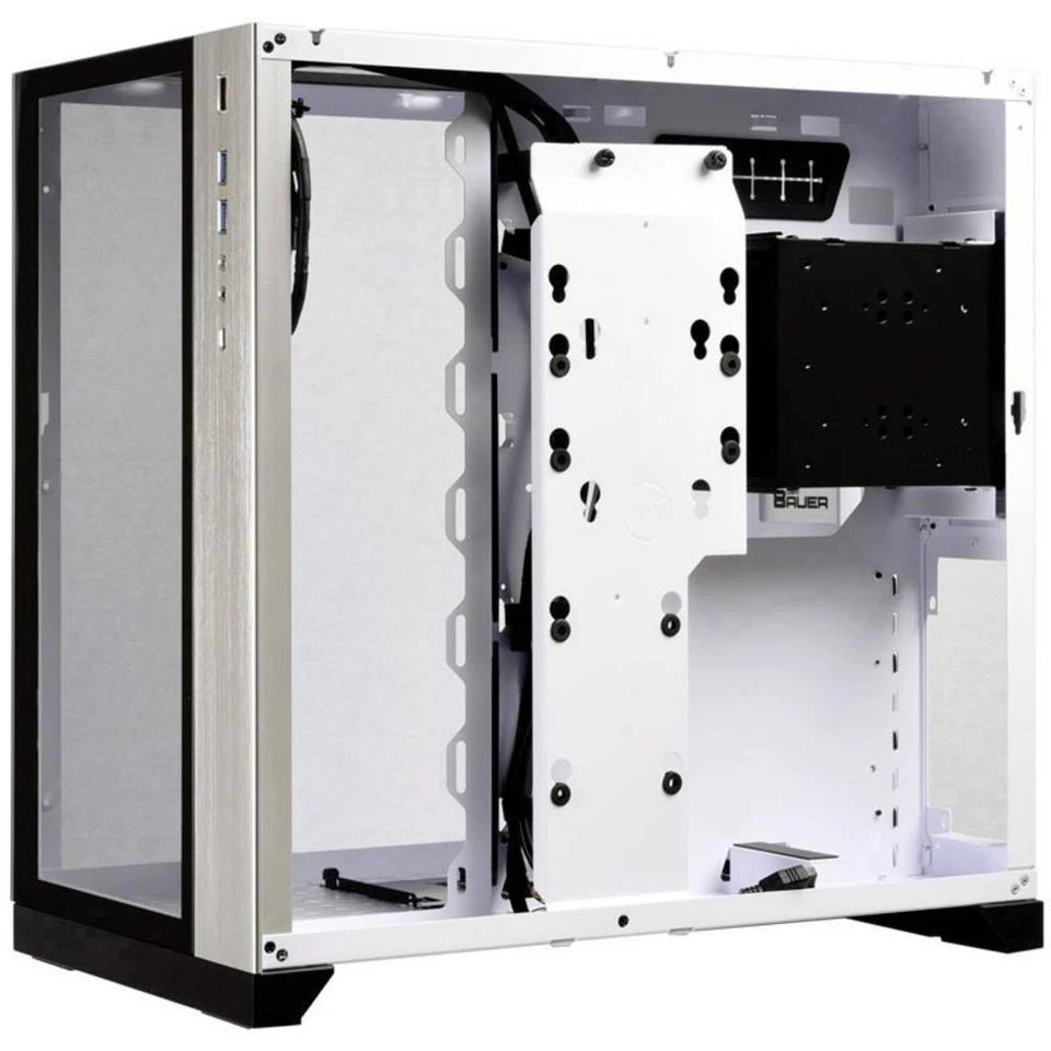 Lian Li PC-O11DW Midi-Tower PC-Gehäuse Weiß Seitenfenster, Staubfilter - Bild 2 von 3