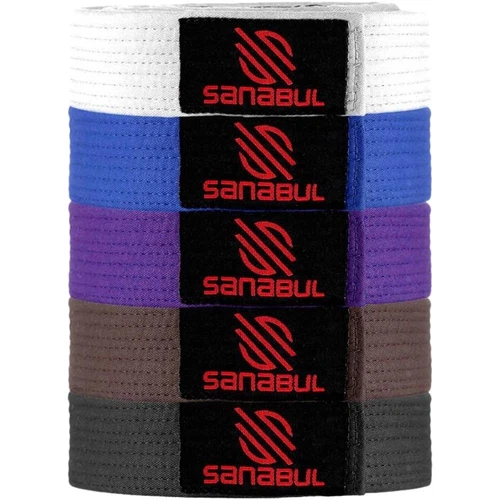 Sanabul IBJJF Ranked BJJ Belt White Blue Purple Brown Black A1 A2 A3 A4 BJJ Belt