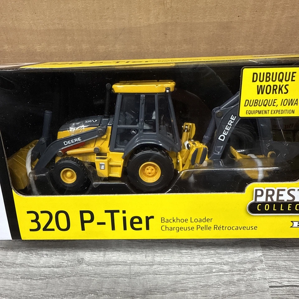 1/50 Ertl John Deere 320 P-Tier Backhoe Loader Dubuque Equipment Expedition🔥 - Image 3 of 4
