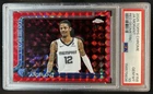 2025-26 Topps Chrome Ja Morant Geometric Red Refractor #/5 Grizzlies PSA 10 (B)