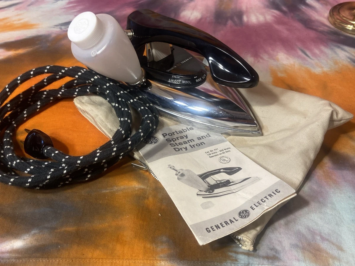 General Electric Steam Iron In Collectible Irons for sale | eBay
