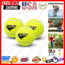 Co. Squeaky Dog Tennis Balls - Ready Set Fetch Dog Toy Tennis Balls with Sque...