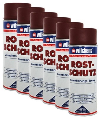 6 x Wilckens rust protection primer spray 400 ml spray primer paint spray primer