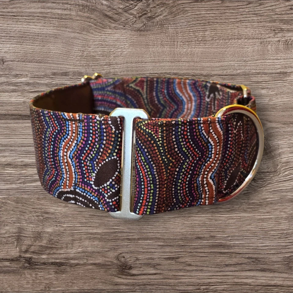 Collares de Pinky - Collar Martingala Indígena Sueñando Agua Marrón Foto 4 de 4