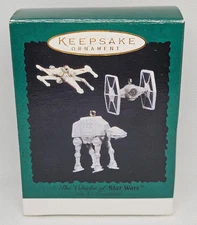 Hallmark The Vehicles of Star Wars Set of 3 Ornaments 1996