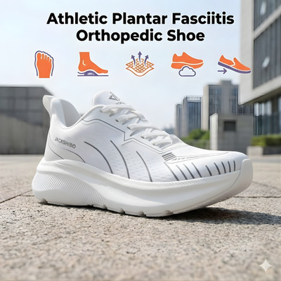 Men Hands Free Slip In Wide Toe Box Orthopedic Arch Support Walking Sneakers