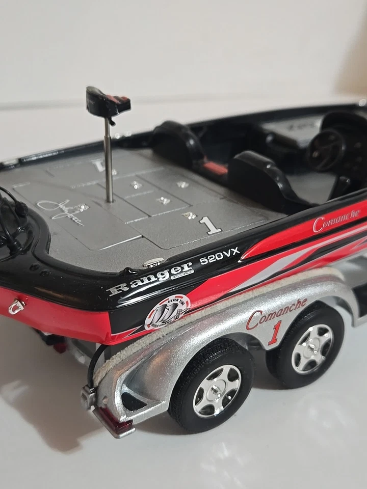 2002 Action John Force 1/24 Castrol GTX/11X Champion Ranger Boat And Trailer Set - Image 4 of 4