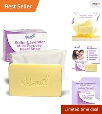 Max-Strength Sulfur Soap with Lavender Natural Relief for Skin Issues 10oz