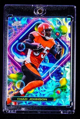 CHAD JOHNSON OCHO CINCO TOPPS CHROME COSMIC REFRACTOR RARE BENGALS INVEST