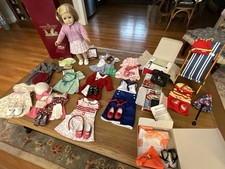 American Girl Kit Kittredge Doll With Many Outfits  Accessories Collection Lot
