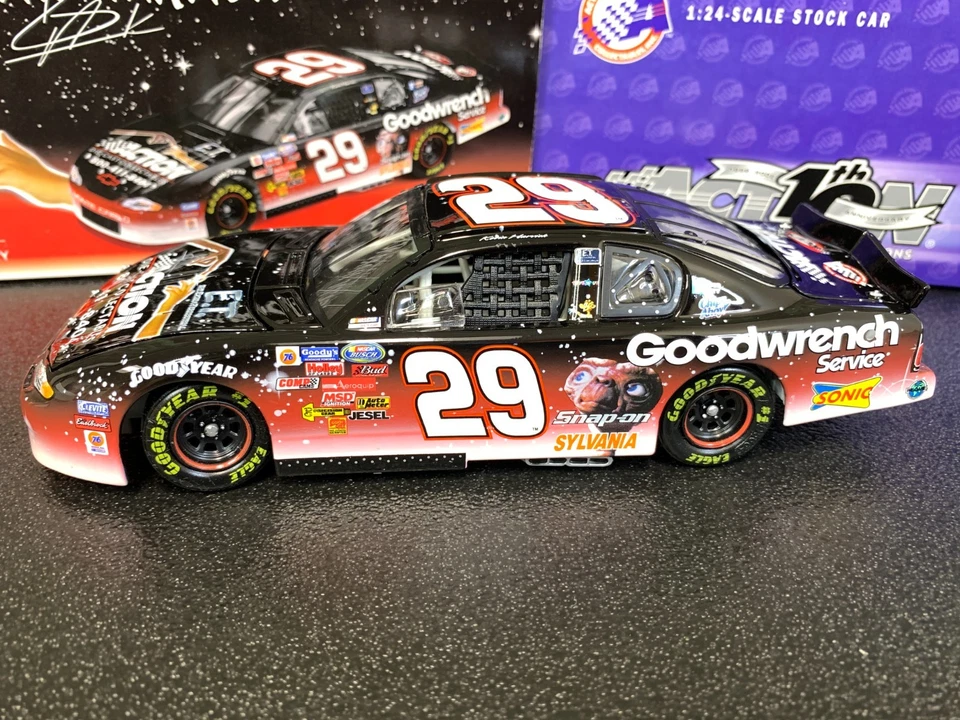 ACTION KEVIN HARVICK #29 ACTION / E.T. Extraterrestrial 2002 MONTE CARLO 1:24 - Image 2 of 4