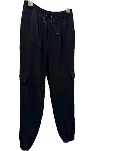 ASOS Navy Blue Pull On Jogger Pants with elastic waist and pockets 32/34