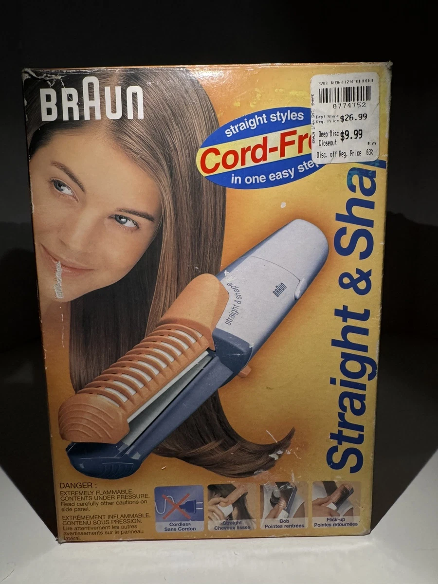 Braun Cordless Ceramic Hair Straighteners & Curling Irons for sale