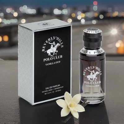 VANILLA  OUD by BEVERLY HILLS POLO CLUB 3.4 oz EDP Cologne Spray NEW SEALED 