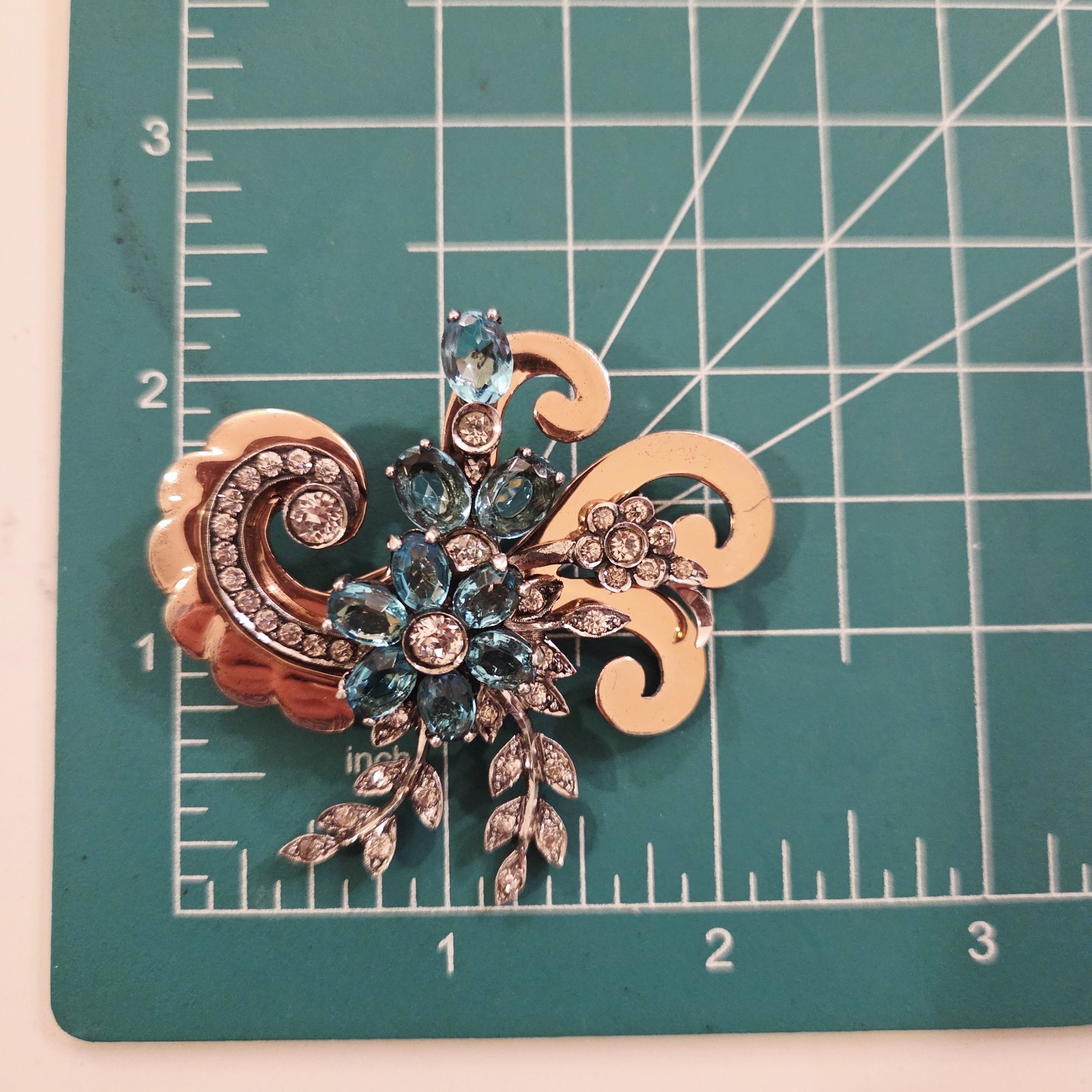 Vintage Unique BOHLINGER Multi-layer Sterling Ros… - image 12