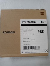 GENUINE Canon PFI-2100PBK 160ml Photo Black Ink Tank GP-2000/4000/6600 NEW EXPIR
