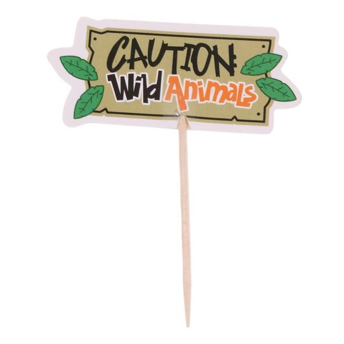 Pack Animal Style Cupcake Picees Toppers for Kids Shower - Picture 6 of 6