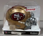 Brandon Aiyuk Signed Auto Riddell Speed Mini Helmet SF 49ers - Beckett Certified
