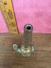 Antique Brass Fairy Brand Water Hose Nozzle