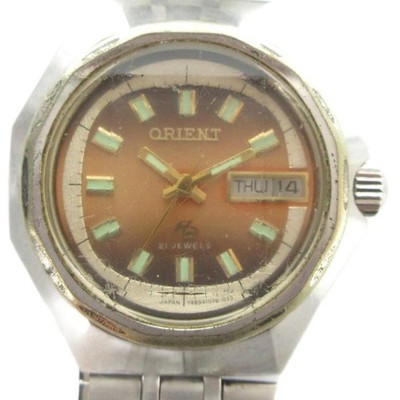 ORIENT Ha Y489107-6A Automatic Watch Silver Dial Day-Date 42mm