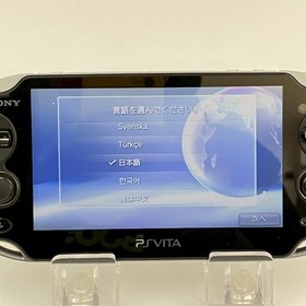 PS Vita PCH-1000 Crystal Black Console Only A Rank Sony PlayStation 1Day Ship 44