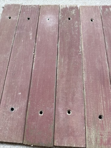 12 Vintage Redwood Replacement Slats Lawn Patio Deck Chair WOODEN SLATS Hardware - Picture 2 of 3