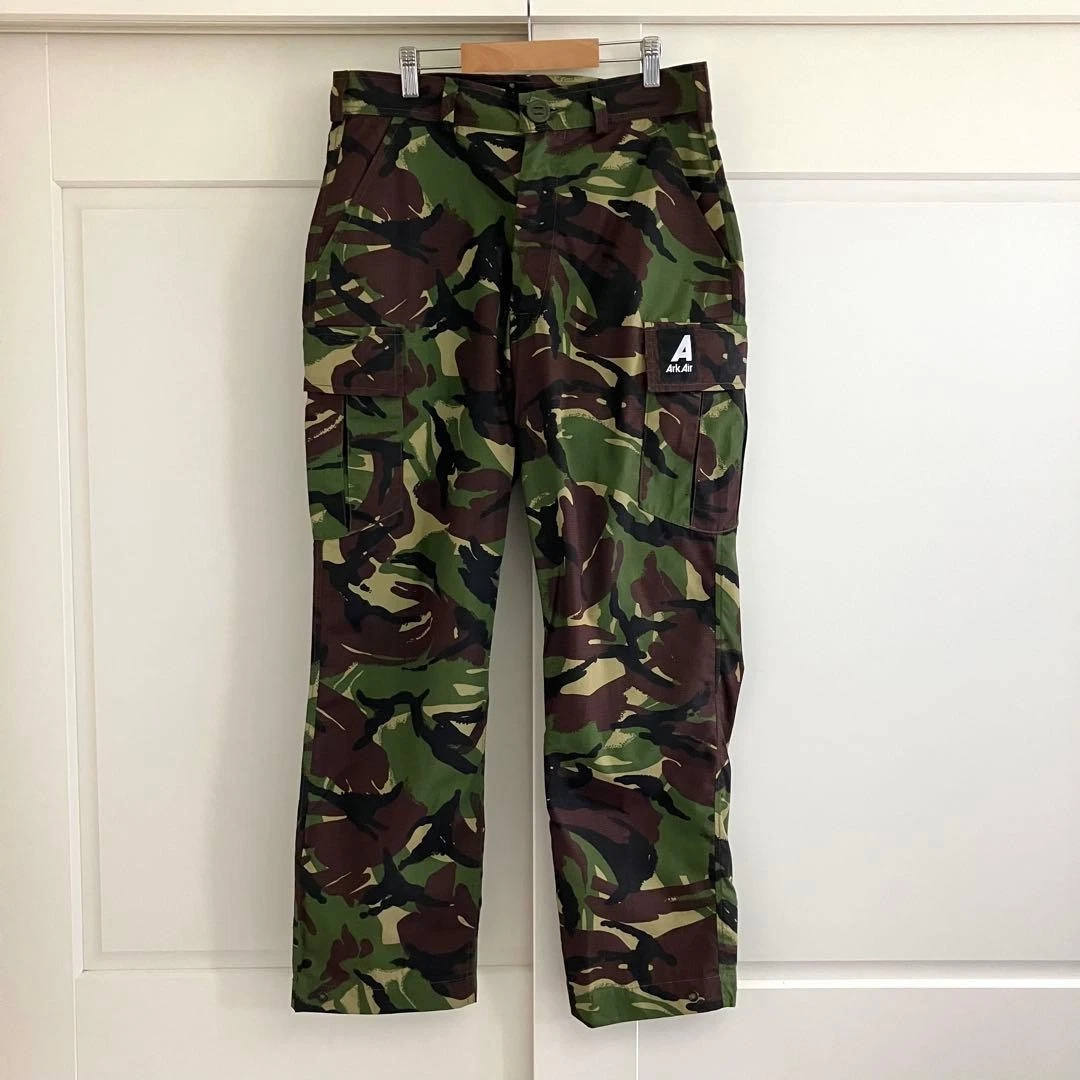 ARKAIR Camouflage Cargo Pants UK Made Size 30