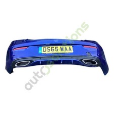 Mercedes C300 Damaged Rear Bumper 2015
