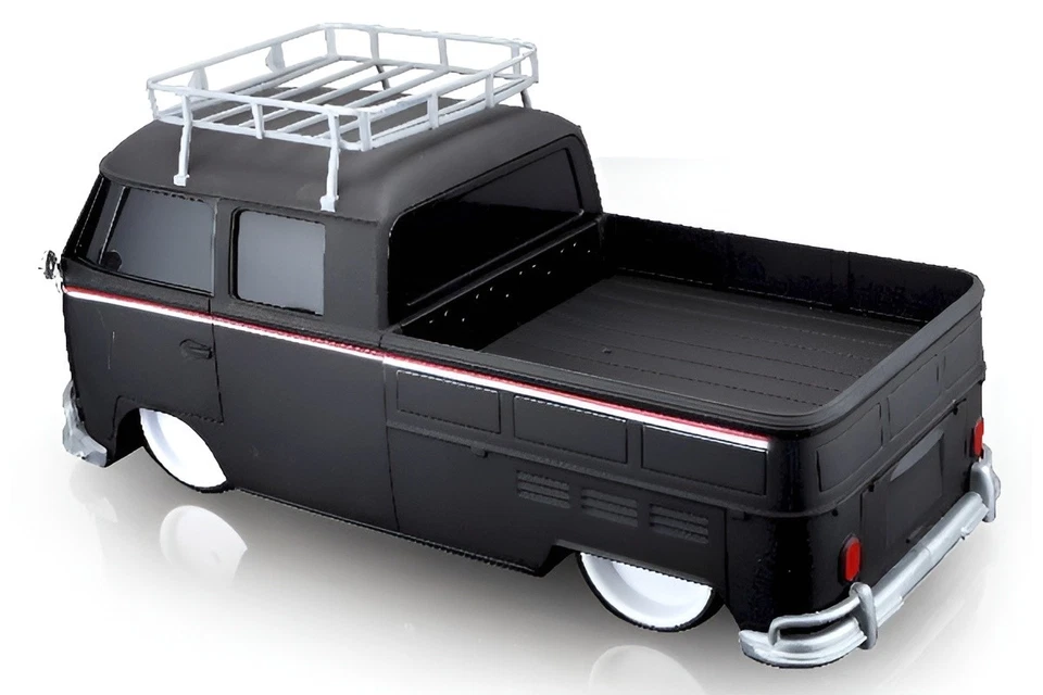 Maisto Tech R/C VW T2 Pick-Up Schwarz Matt 1:16 82048 RC Auto Bulli Transporter - Bild 3 von 4