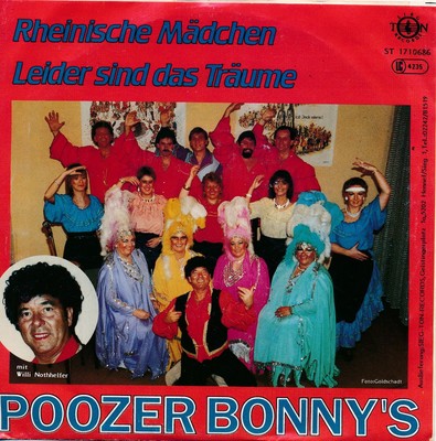 Rheinische Mädchen - Poozer Bonny's - Single 7'' Vinyl 216/14