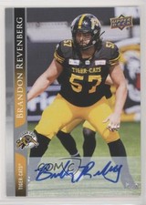 2021 Upper Deck CFL Auto Brandon Revenberg #24 Auto 15fy
