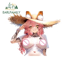 EARLFAMILY 5.1" Sexygirl Car Stickers Artistic Racing Drifting Laptop JDM Decals