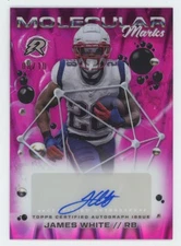 2025 Topps Resurgence Molecular Marks James White Auto 08/10 New England