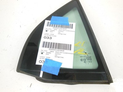 2003-2011 Saab 9-3 Sedan Rear Door Window Glass Passenger Right OEM 4 Door