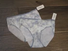 2-PACK SOMA VANISHING EDGE HIPSTER PANTIES IN CLOUDS BLUE SIZE MEDIUM