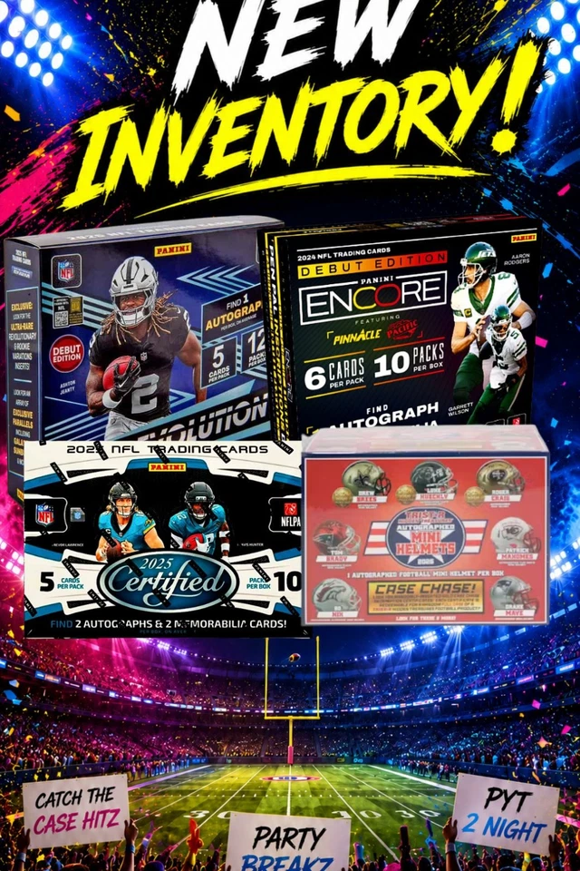 💥 MASSIVE New NFL Inventory Restock and New Breakz 🧨