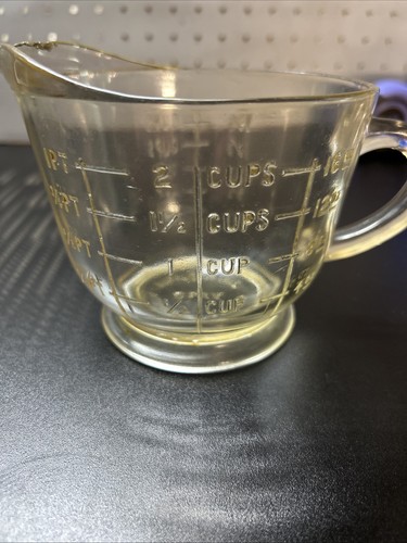 Antique  Mixing Pitcher Measuring Cup .￼ Made By  SPRY.