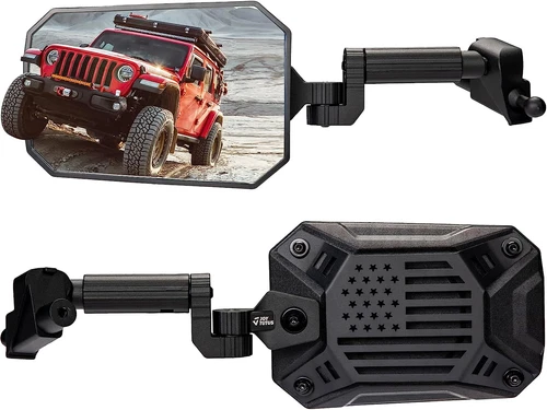 2018-2023 Jeep Wrangler JL JLU Side Mirrors Replacement Black Side Mirror Kit