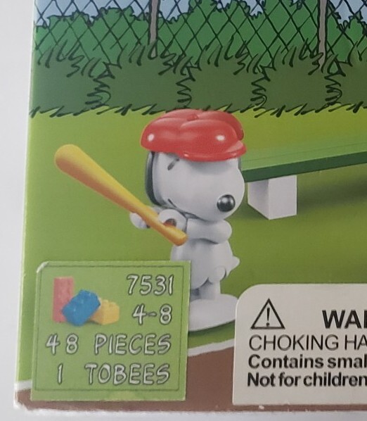 Peanuts Sports Snoopy Baseball Building Set by Ban Bao #7531