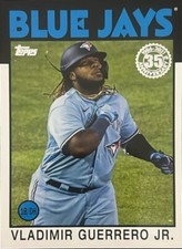2021 Topps 1986 Topps Baseball Relics Series 1#86R-VG Vladimir Guerrero 