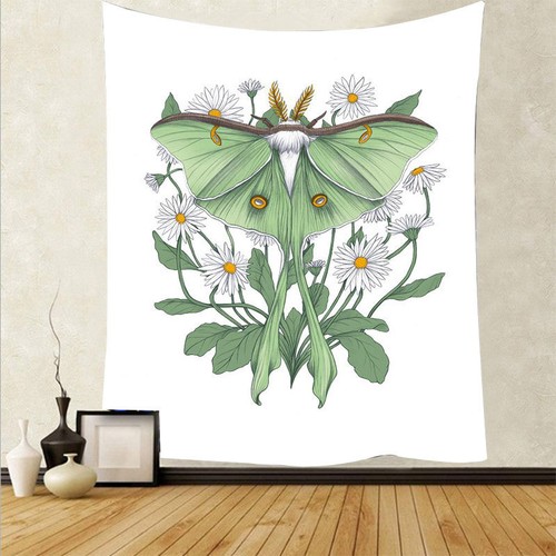 Vintage Butterfly Series Tapestry Printed Home Decoration Background Cloth - Picture 7 of 13