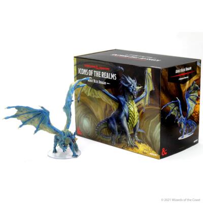 WizKids D&D Icons of The Realms: Adult Blue Dragon Premium Figure