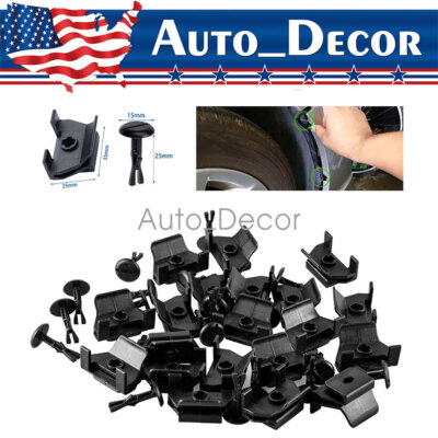 10-100PCS Clips & Pins Liner & Bumper Fender Cover Retainer Kit For Toyota Lexus