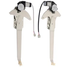 Pair Front Window Regulators W/ Motor For 1981-1996 Ford F150 F250 F-Series