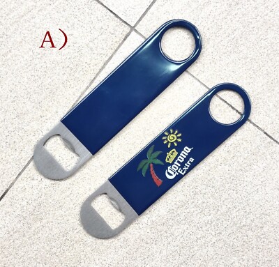 2pcs Corona Extra A/B Gummi Edelstahl Bierflaschenöffner baropeners Korkenzieher