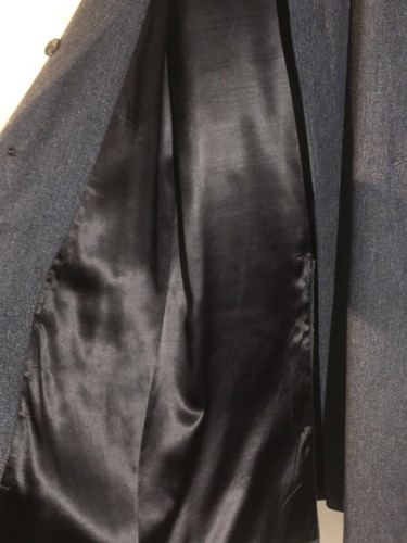 Abrigo de lana para hombre Austin Reed (40 R) excelente estado gabardina cinturón EE. UU. - Imagen 12 de 22