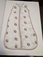 Aden  Anais Brown Monkey Small 0-6 Months Muslin Cotton Zip Up Sleep Sack