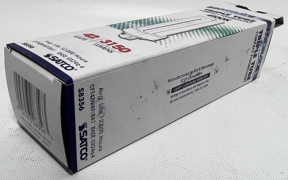 SATCO/NUVO HyGrade 42W Pin-Based Compact Fluorescent 4100K 82 CRI GX24Q-4 4-Pin  - Image 3 of 4