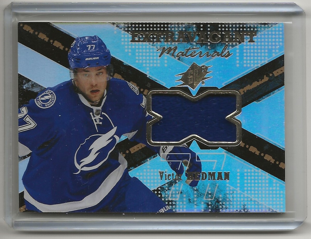 UPPER DECK NHLカード SP GAME USED VICTOR HEDMAN TAMPA BAY LIGHTNING 90/99 #17 送料無料 中古 IT2 2016 2016-17 SPx Extravagant Materials Jersey #EXVH Victor Hedman