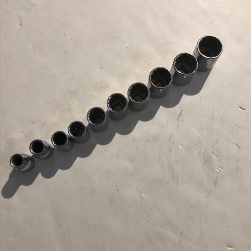 LOT OF 10 Craftsman 1/2" Drive Sockets - V & G Series - USA MADE - EXC! - Picture 11 of 12